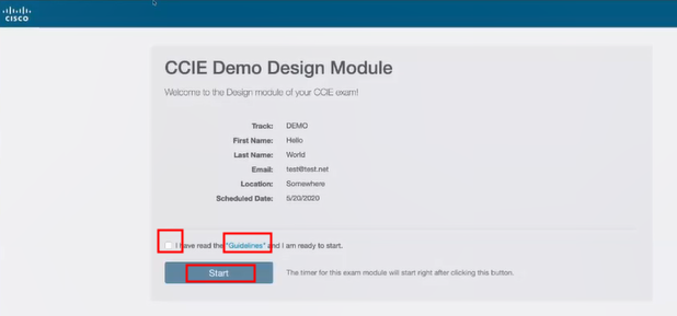 Click the "CCIE login"