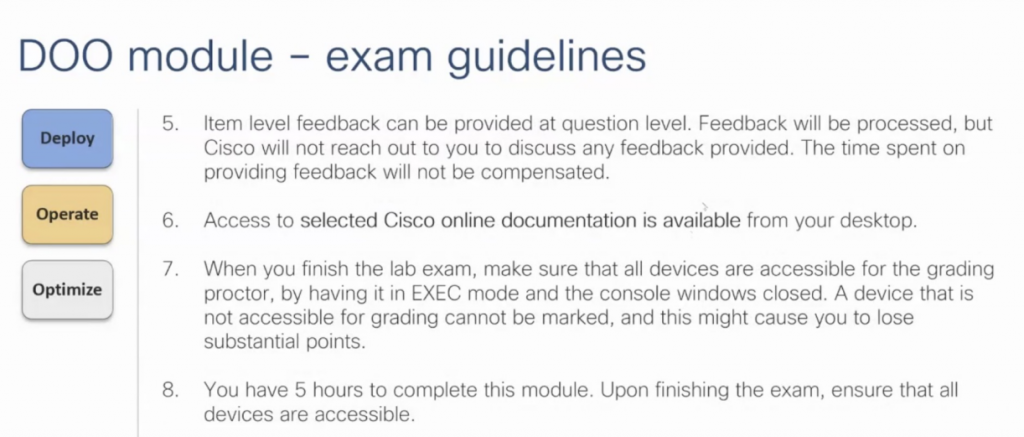 DOO module-Exam Guidelines - 2