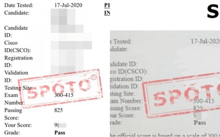 300-415 Exam Exercise