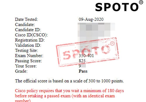 spoto pass report