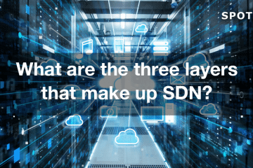 What are the three layers that make up SDN?