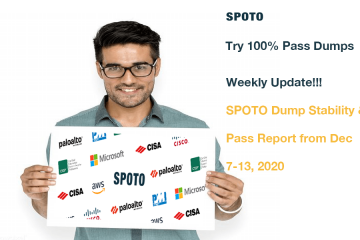 Weekly Update-SPOTO Dump Stability & Pass Report from Dec 7-13, 2020