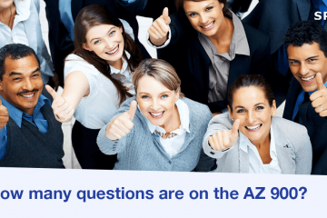 How many questions are on the AZ 900?