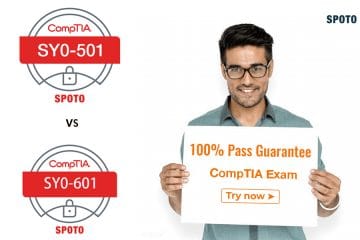 What is the difference between CompTIA Security+ 501 and 601?
