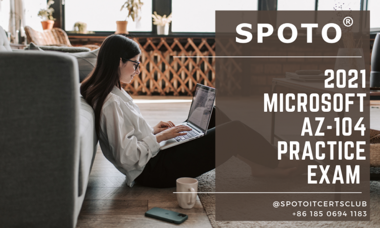 2021 Microsoft AZ-104 Practice Exam Questions and Answers Download for 