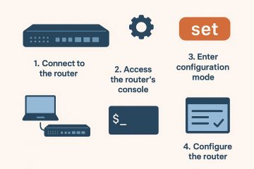 how to configure juniper router?