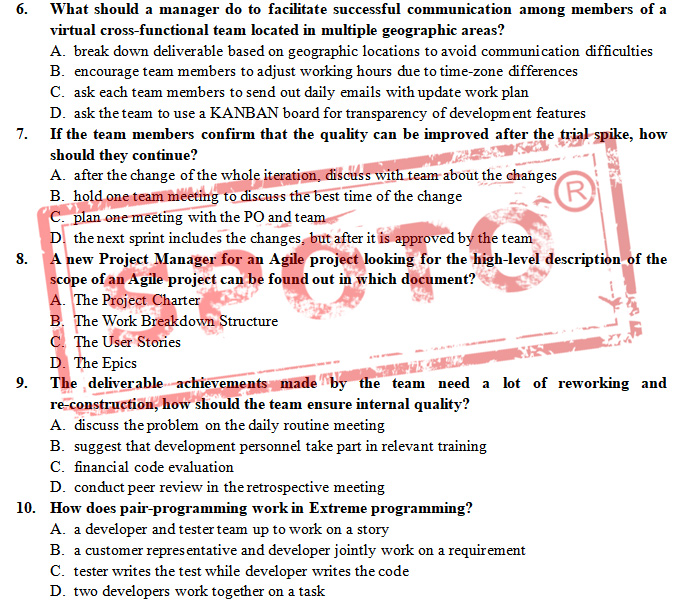 Test ACP-610 Pattern