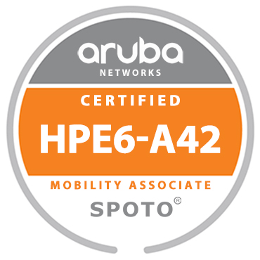 Aruba HPE6-A42: Aruba certificate Mobility Associate (ACMA)