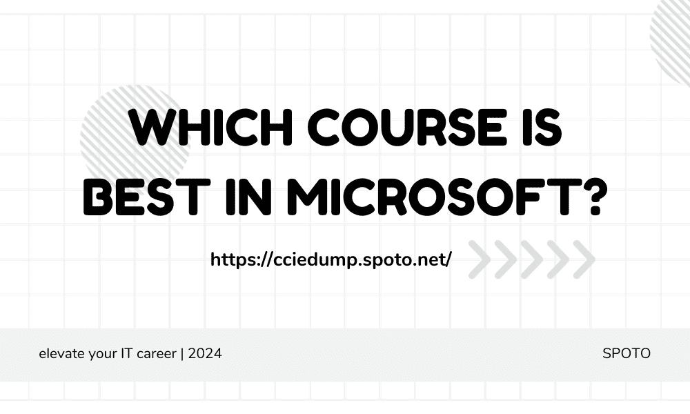 Which Course is Best in Microsoft