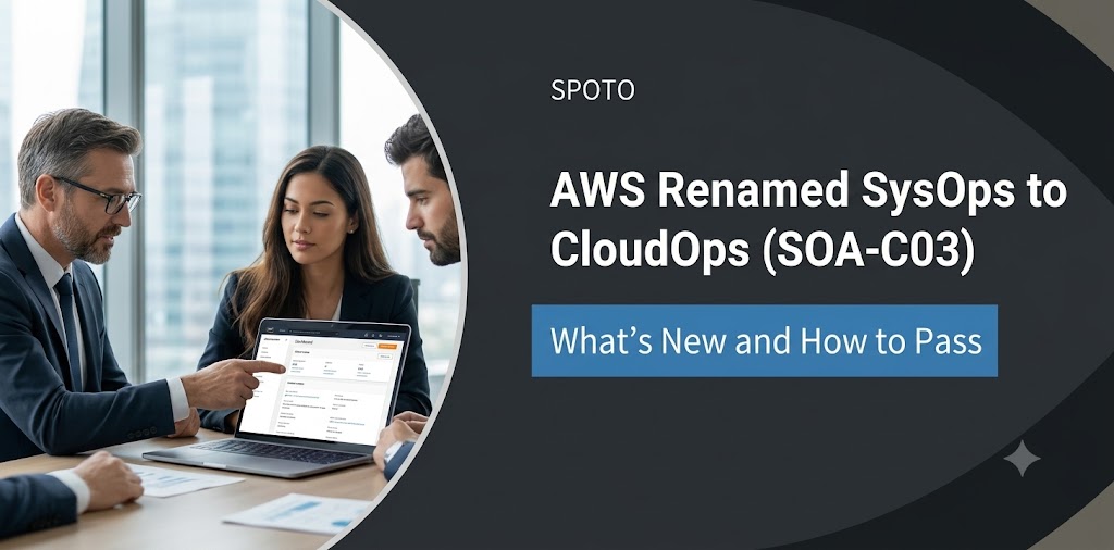 AWS Renamed SysOps to CloudOps (SOA-C03): What's New and How to Pass
