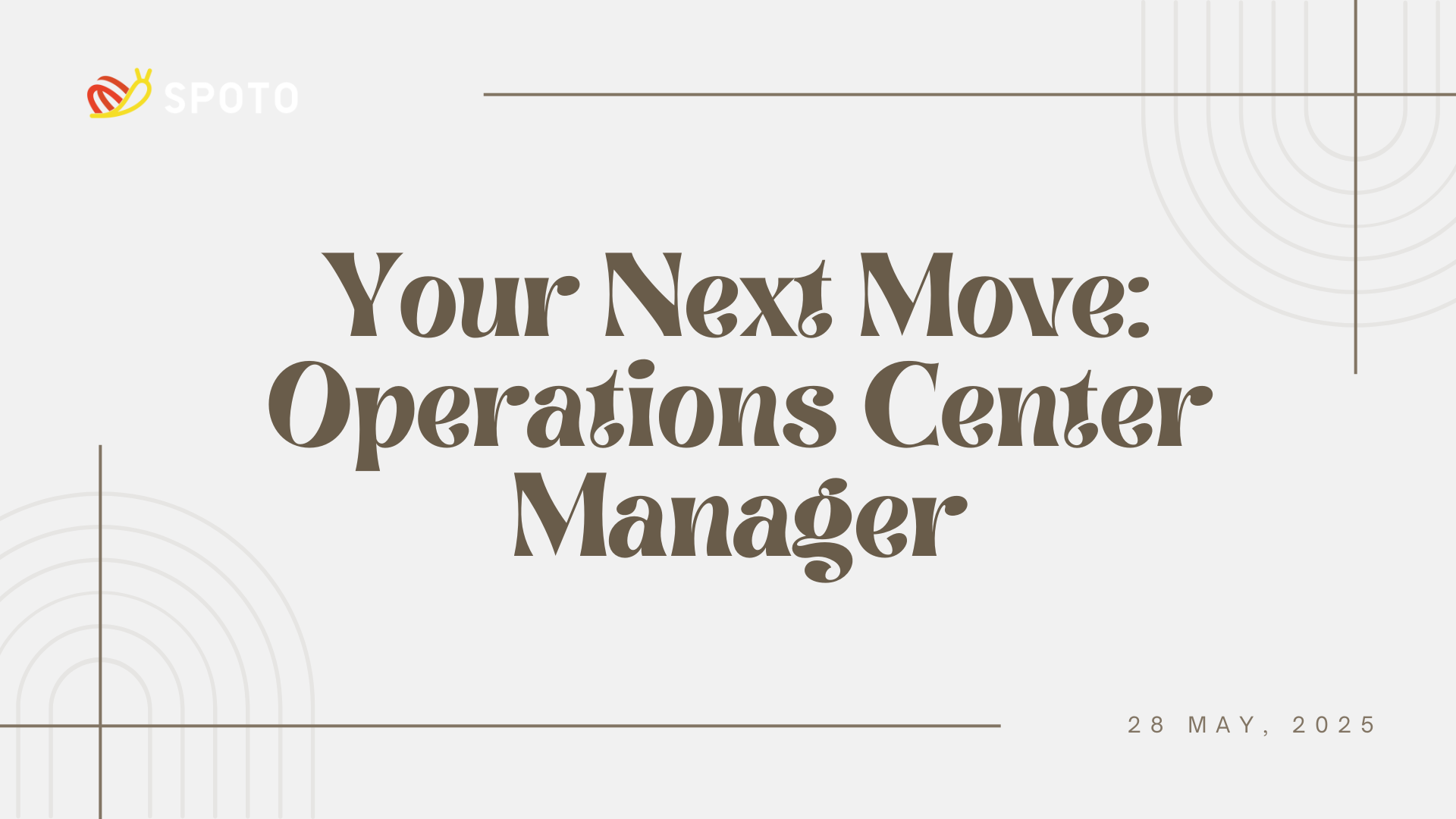 Your Next Move: Operations Center Manager