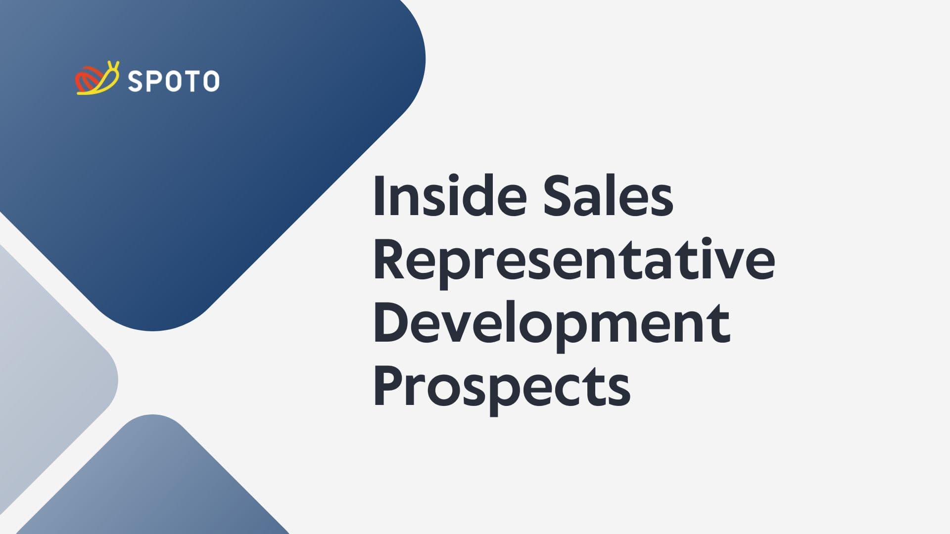 Inside Sales Representative Development Prospects