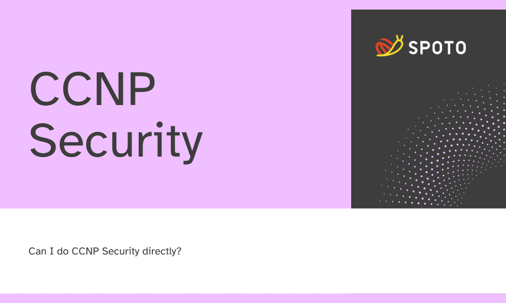 Can I do CCNP Security directly?