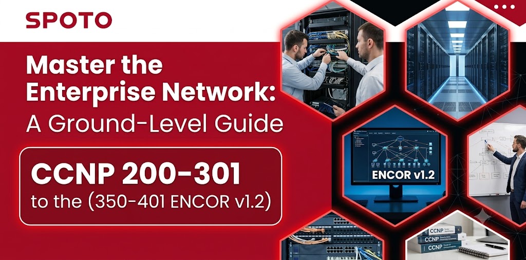 Master the Enterprise Network: A Ground-Level Guide to the CCNP 200-301 (350-401 ENCOR v1.2)