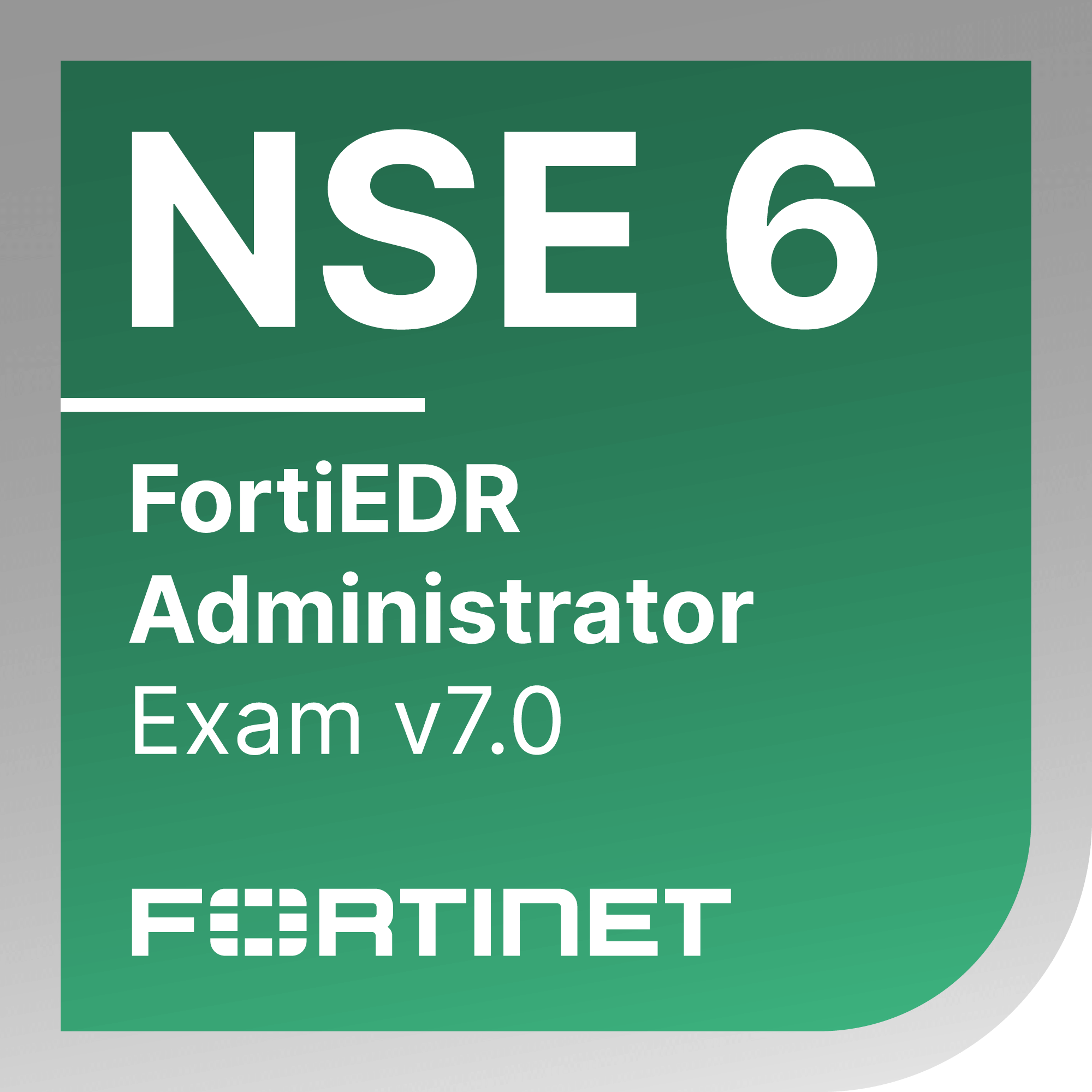 Fortinet NSE 6 - FortiEDR 7.0 Administrator Logo
