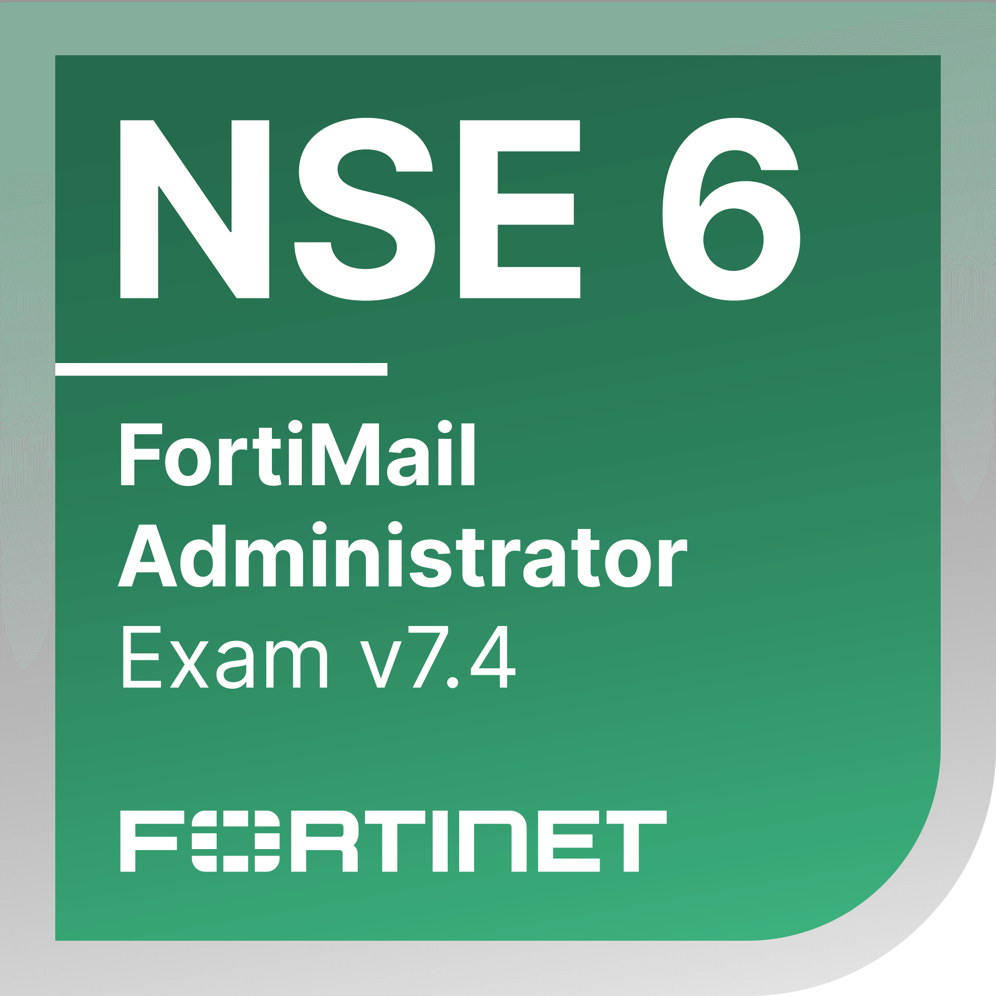 Fortinet NSE 6 - FortiMail 7.4 Administrator Logo
