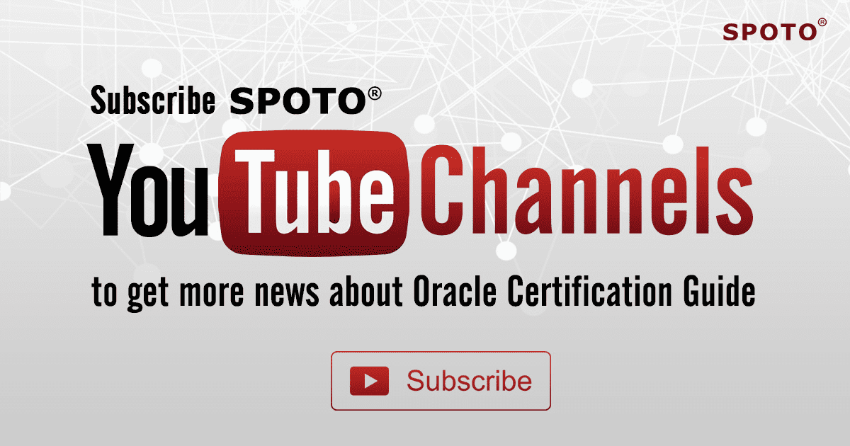 SPOTO YouTube Live-Oracle Certification Guide